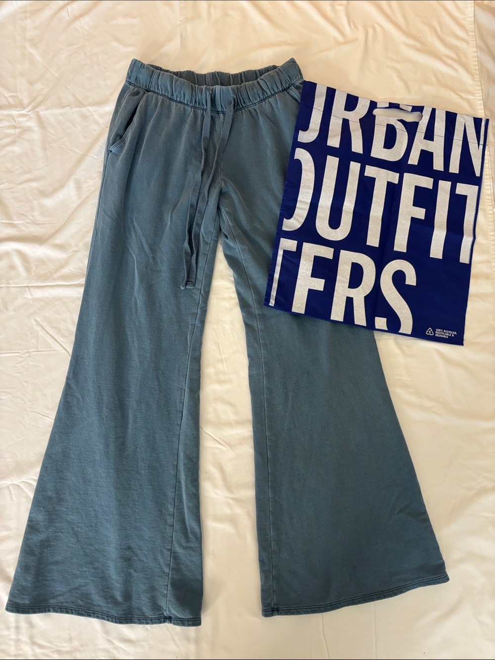 Out From Under - Lived In Flare Sweatpants from Urban Outfitters + reusable bag!